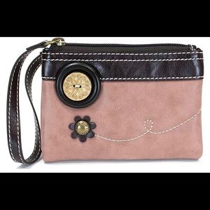 NWT Chala Handbags Double ZIP Wallet